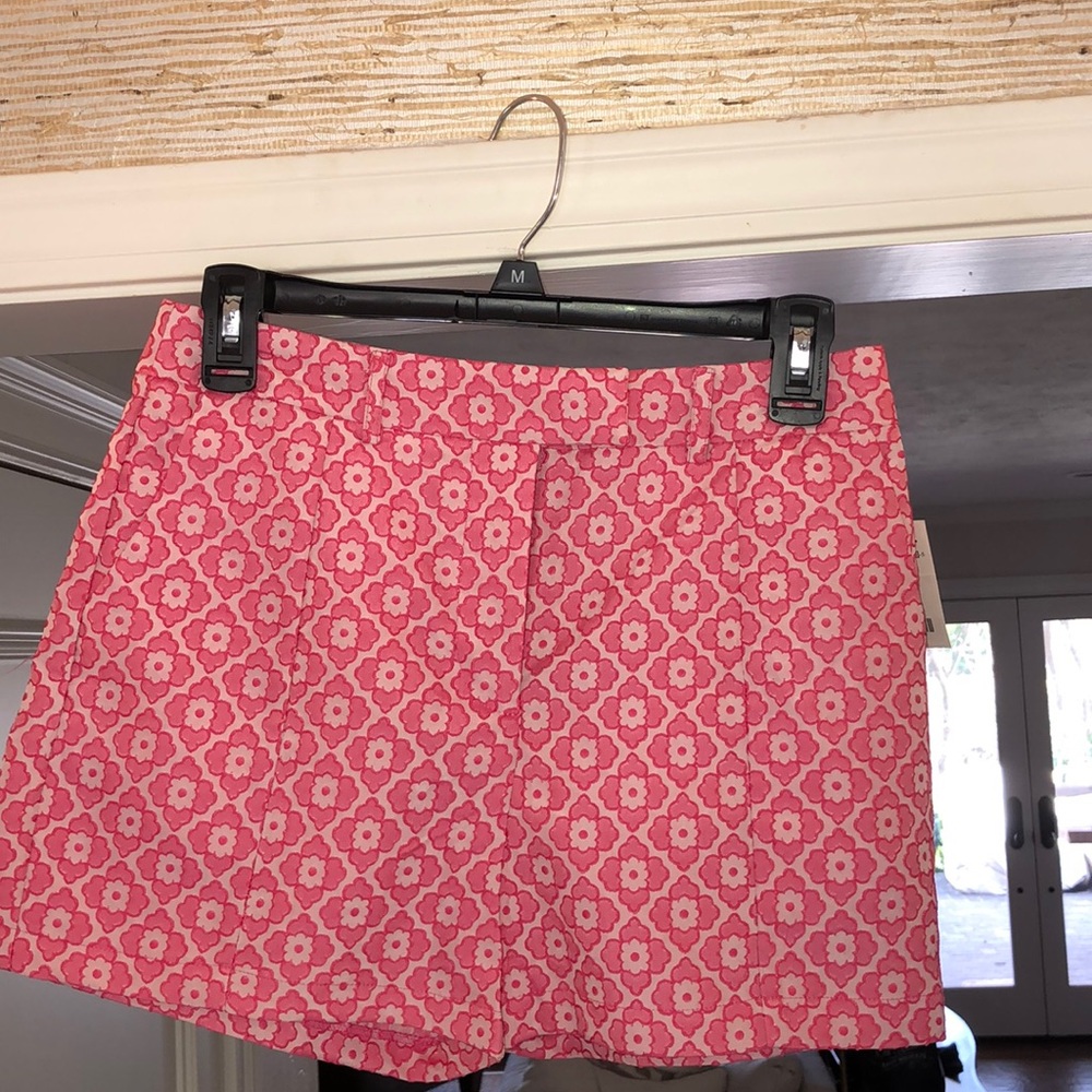 Floral Pattern Pink Shorts (NEVER WORN)